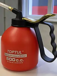 Оливниця важільна пластикова TOPTUL 500 мл гнучкий наконечник NCAB0150 - мініатюра 3