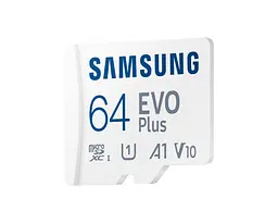 Samsung Карта пам'яті microSDXC 64GB C10 UHS-I R130MB/s Evo Plus + SD - мініатюра 6