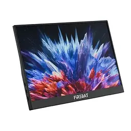 Монітор 15.6" Firebat FB15, Black, WLED, IPS, 1920x1080, 16:9, 3 мс, 60 Гц, 300 кд/м², 1000:1 Noname teh0033298