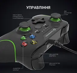 Геймпад джойстик GamePro MG-450 Black USB PC/PS3/Android - мініатюра 5