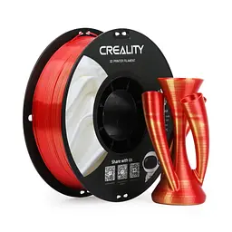 Пластик для 3D-принтера Creality PLA silky shine 1 кг, 1.75 мм, червоний золотистий (3301120009) - мініатюра 2