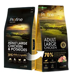 Корм сухий Profine Large Chicken and Potatoes для дорослих собак великих порід, з куркою та картоплею, 12 кг - мініатюра 8