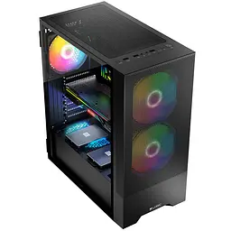 Корпус LogicConcept ARYA MESH+GLASS ARGB fans 2x140mm+1x120mm ЧОРНИЙ без Блок живлення ATX - мініатюра 9