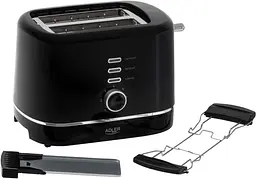 Тостер Adler AD 3224B Black - мініатюра 4