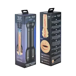 Мастурбатор-ротик Kiiroo Feel Mouth з насадкою PowerBlow Combo Set - мініатюра 8