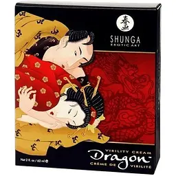Стимулюючий крем для пар Shunga Dragon Cream 60 мл ефект тепло-холод і поколювання - мініатюра 3