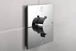 Термостат для душу Hansgrohe ShowerSelect Comfort E chrome 15572000 - мініатюра 2