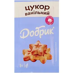 Цукор з ароматом ванілі Добрик 8 г (593511)