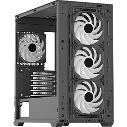 Корпус AeroCool D301A-G-BK-v2 Black (ACCS-DS03043.11) [146683] - мініатюра 3