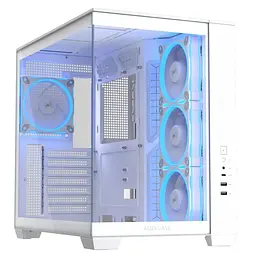 Корпус Asus A32 Plus Білий Tempered Glass (90DC00S3-B19000)