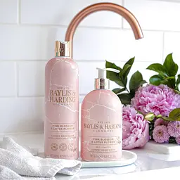 Рідке мило для рук Baylis & Harding Elements Pink Blossom & Lotus Flower 500 мл - мініатюра 5