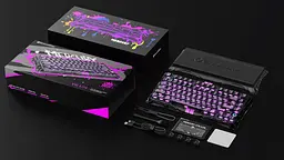 GravaStar Клавіатура механічна Mercury V75 Lite 75keys, Blackcore, USB-A, Transparent Black - мініатюра 9