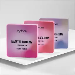 Палетка тіней для повік TopFace Maestro Academy PT512 тон 003 Cherry Passion 7 г - мініатюра 2