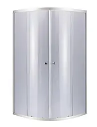 Набір Lidz Душова кабіна Latwa SC90x90.SAT.HIGH.GR напівкругла, скло тоноване 4 мм + Душовий піддон Kapielka ST90x90x41, з панеллю - мініатюра 2