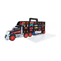 Ігровий набір Dickie Toys Трейлер перевізник авто, вантажівка з ручкою (3749023)