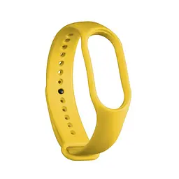 Силіконовий ремінець Emy Original Design Xiaomi Mi Band 5 / Mi Band 6 / Mi Band 7 Yellow