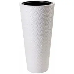 Горщик для квітів Form-Plastic Makata Slim-40 63 л білий (2850-011)