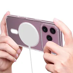 Протиударний чохол для Apple iPhone 17 Pro Clear Case Ultra Hybrid MagSafe Прозорий з магнітом - мініатюра 10