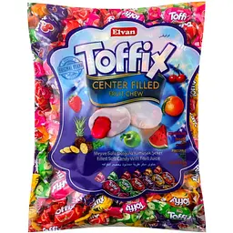 Цукерки жувальні Elvan Toffix Fruit 1 кг