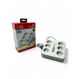 Мережевий фільтр живлення XoKo XK-SP-6-4-2-WH - мініатюра 2