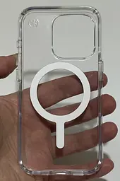 Оригінальний прозорий чохол для Iphone 15 Pro Speck Presidio Clear Case MagSafe протиударний 150559-3240 - мініатюра 6