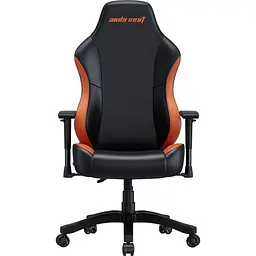 Крісло ігрове Anda Seat Luna Color Size L Black/Orange PVC - мініатюра 3