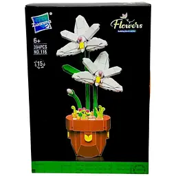 Конструктор квіти Flowers Zuanma NO116-15 деталі 394 - мініатюра 2