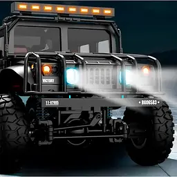 Машинка на радіокеруванні JJRC Hummer H1 1:12 4WD Off-Road Vehicle Dark Grey [142538] - мініатюра 6