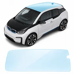 Антигравійна захисна бронеплівка за лекалами для BMW i3 I01 2013-2022 - зона даху