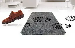 Килимок для взуття Clean Step Mat Супервбираючий придверний килимок для підлоги, 70*45см - мініатюра 2