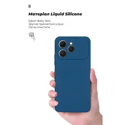 Чохол до мобільного телефона Armorstandart ICON Tecno Spark 40 4G Camera cover Dark Blue (ARM87935) - мініатюра 7