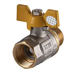Кран кульовий прямий Solomon 3/4″ ЗВ ЖБ PN40 B1008 - мініатюра 3