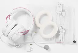 Навушники HyperX Cloud II Gaming Headset (KHX-HSCP-PK) White-Pink - мініатюра 4
