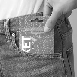 Мастурбатор Tenga Pocket Block Edge білий - мініатюра 5