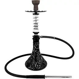 Кальян Trumpet Hookah Rider S White (колба Crystal Black)