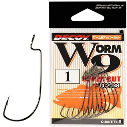Крючок Decoy Worm9 Upper Cut 4 (9 шт/уп)