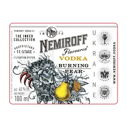 Настоянка Nemiroff Burning Pear 40% 0.1 л - мініатюра 5