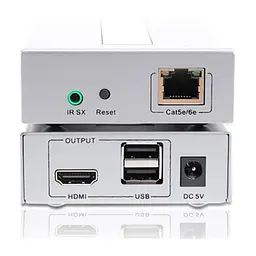 Подовжувач відеосигналу HDMI 50m Dtech DT-7054 USB 2.0 with IR (74-00012) - мініатюра 2