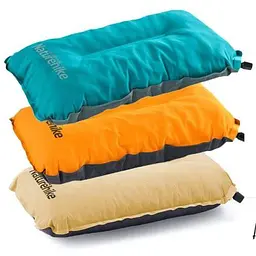 Подушка самонадувна Naturehike Sponge automatic NH17A001-L жовта - мініатюра 4
