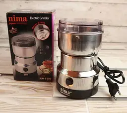 Електрокавомолка Nima NМ-8300 для спецій та кави універсальний млин для кухні кавомолка з регулюванням помелу 150 Вт - мініатюра 9