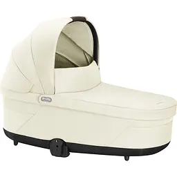 Коляска Cybex Balios S Lux TPE Seashell Beige з бампером + Люлька Cybex S Seashell Beige - мініатюра 3