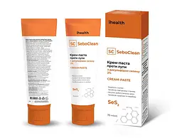 Крем-паста ihealth для волосся SeboClean проти лупи з дисульфідом селену 75мл