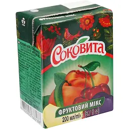 Соковий напій Соковита Мультивітамінний 200 мл - мініатюра 3
