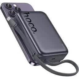 Зовнішній акумулятор Hoco Q44A Origen MagSafe 20000mAh 45W Metal Gray (659673) [165929] - мініатюра 6