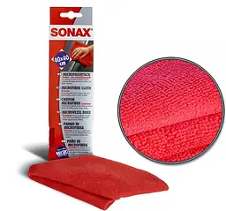 Серветка із мікрофібри для кузова Sonax Microfasertuch Außen, 40х40 см - мініатюра 4