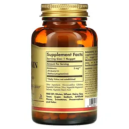 Мелатонін Melatonin 5 мг - 120 таблеток - мініатюра 2