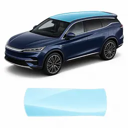 Антигравійна захисна бронеплівка за лекалами для BYD Tang III 2023- зона даху