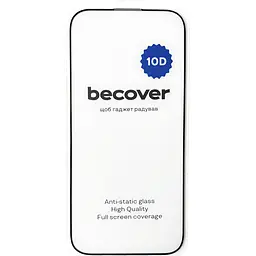 Захисне скло BeCover для Apple iPhone 16 Pro 10D Black (712323) - мініатюра 3
