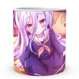 Кухоль GeekLand No Game No Life Без гри немає життя Широ NGNL 002.03 330 мл білий - мініатюра 2