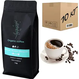 Кава в зернах Brayval 100% Arabica blend №1, 1 кг (ящик 10 кг)